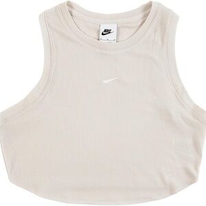 Nike Women's Sportswear Ribbed Tight Fit Cropped Tank Size Medium
